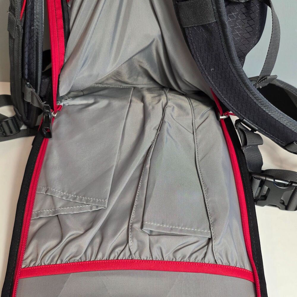 The North Face 20L Slackpack 20 Avalanche Gear Ski Snowboard Carry Pack Black - Picture 8 of 9